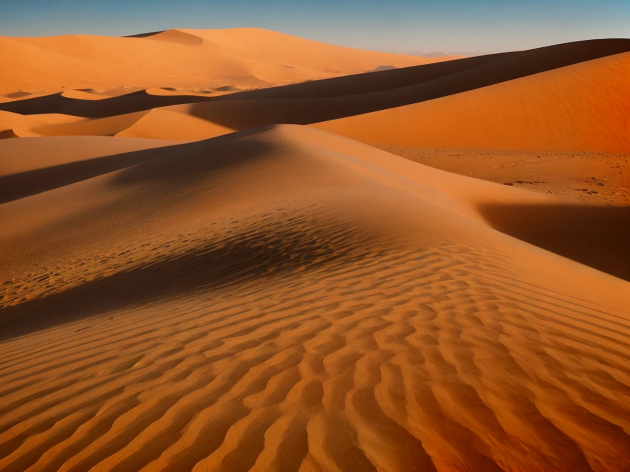 Dunas do deserto do Namibe